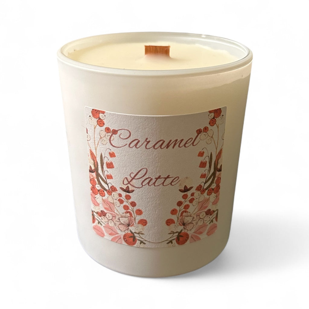 “Caramel Latte” Scented Coconut Soy Wax Candle