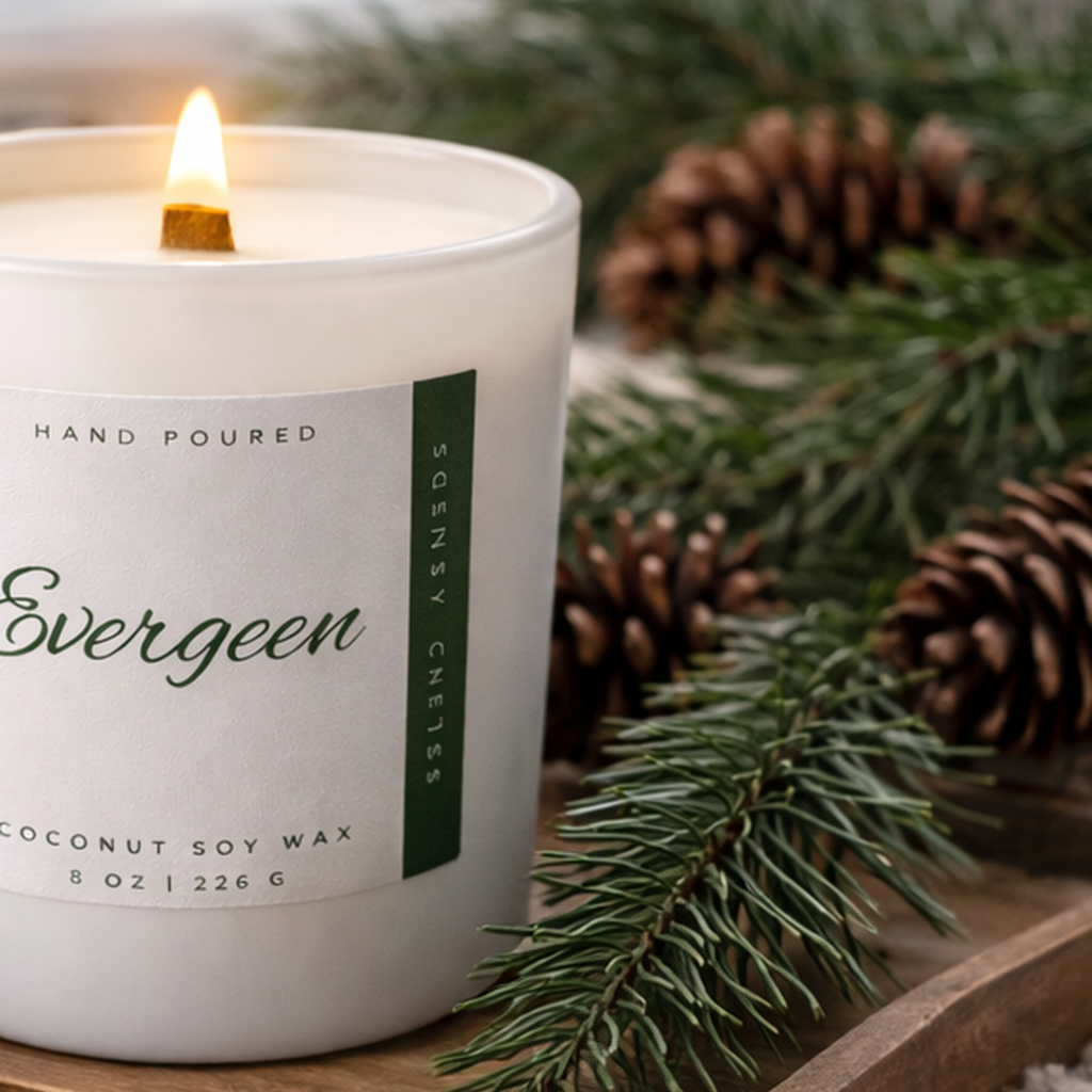 Evergreen — Handcrafted Candle | Scently Gifted