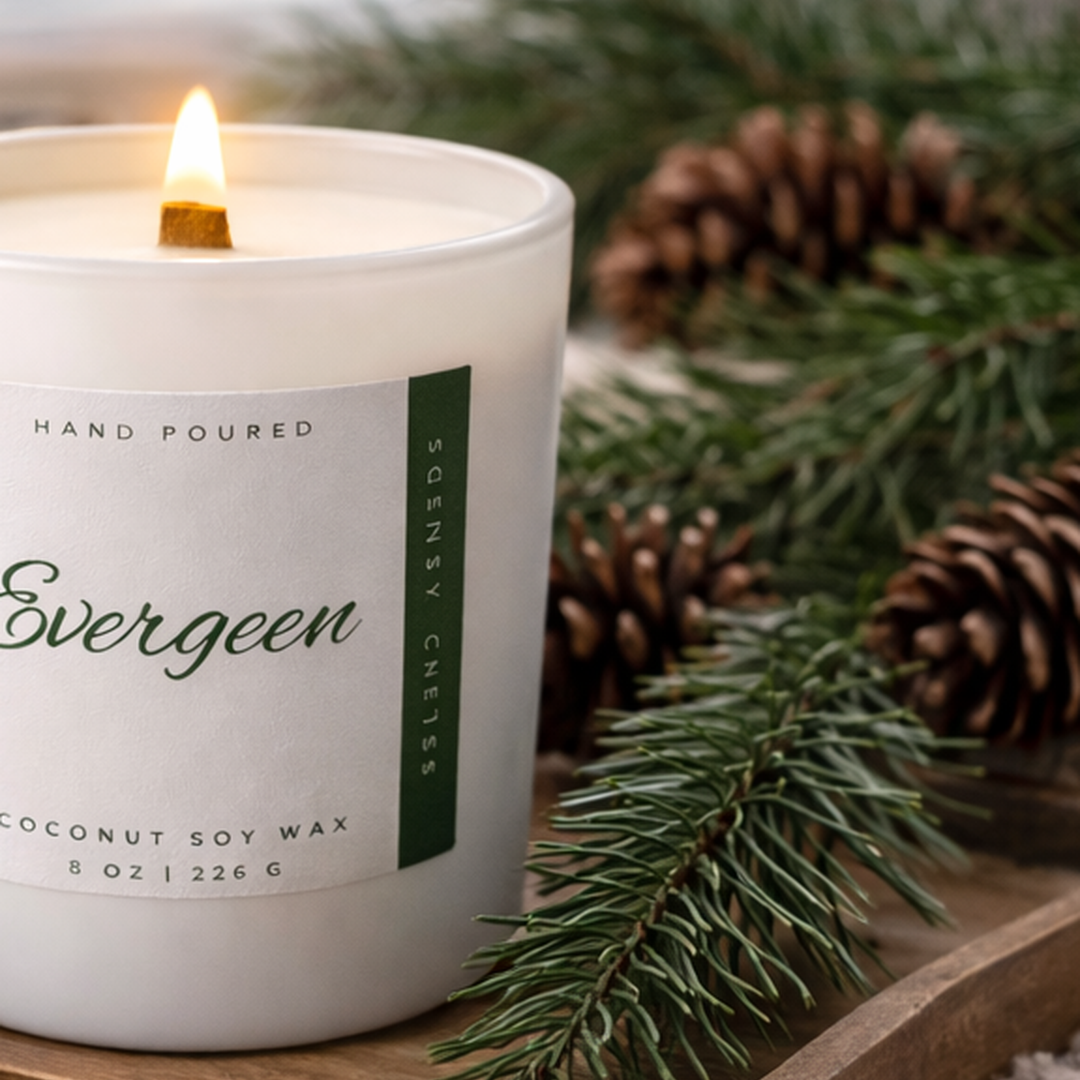 Evergreen — Faith-Inspired Handcrafted Candle | Scently Gifted