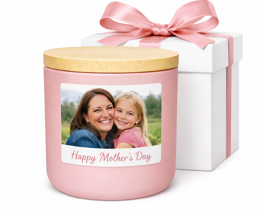 Personalized Candle Gift for Any Occasion | Custom Photo & Message Candle | Scently Gifted